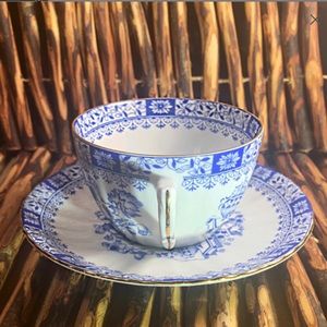 Vintage 1x Cup & Saucer Set SELTMANN Weiden W. Germany ChinaBlau